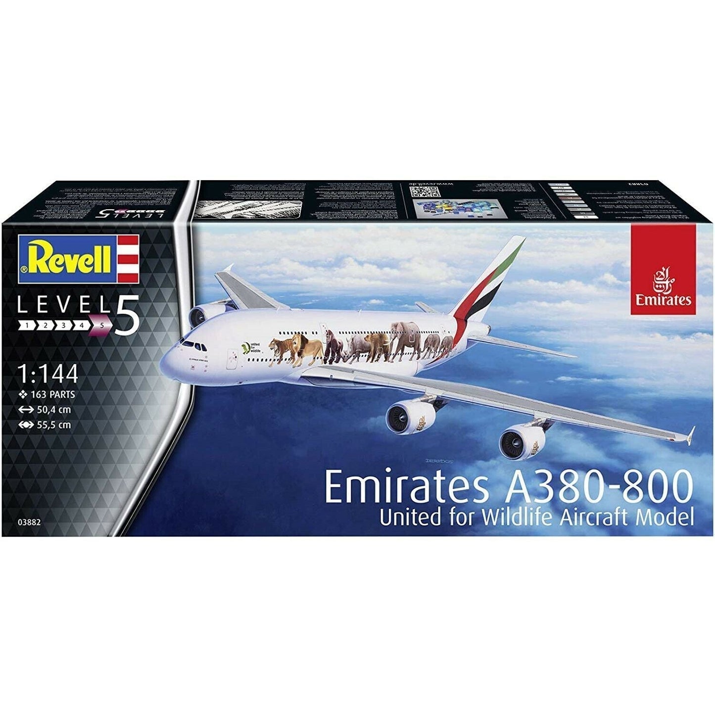 Revell - 1/144 Emirates A380-800-Yarrawonga Fun and Games