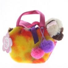 Siamese Cat in Fluffy Multicoloured Bag-Yarrawonga Fun and Games