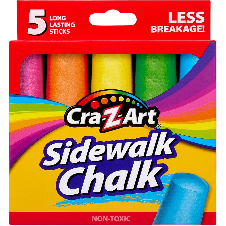 Sidewalk Chalk - 5 Sticks-Yarrawonga Fun and Games