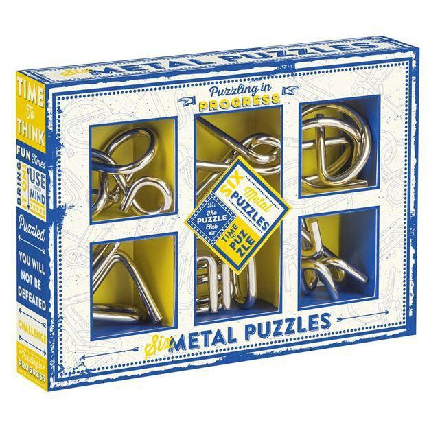 Six Metal Puzzles-Yarrawonga Fun and Games