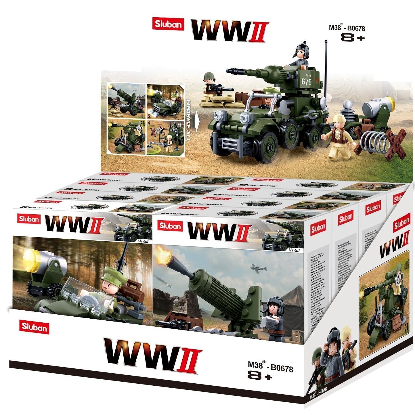 Sluban - Army - 4 in 1 Series-Yarrawonga Fun and Games