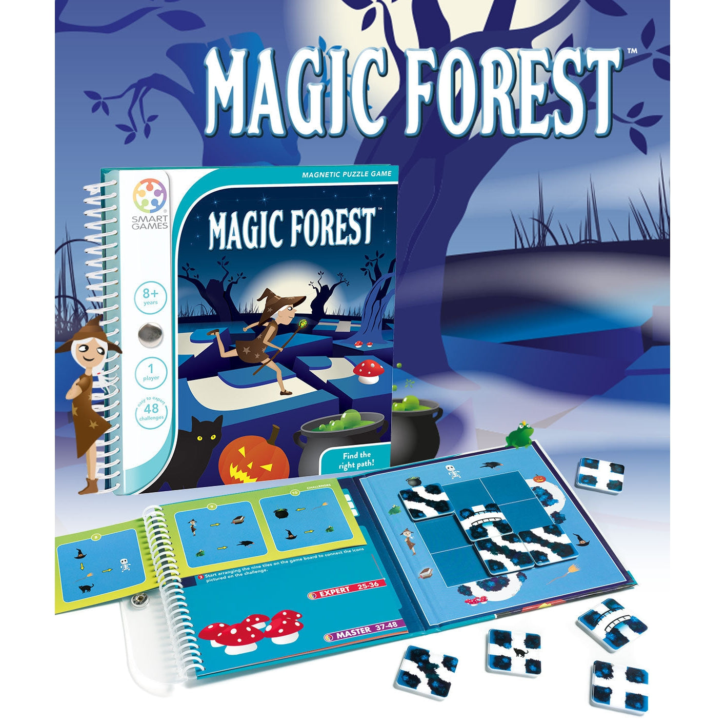 Smart Games - Magnetic Puzzle Games - Magic Forest-Yarrawonga Fun and Games.