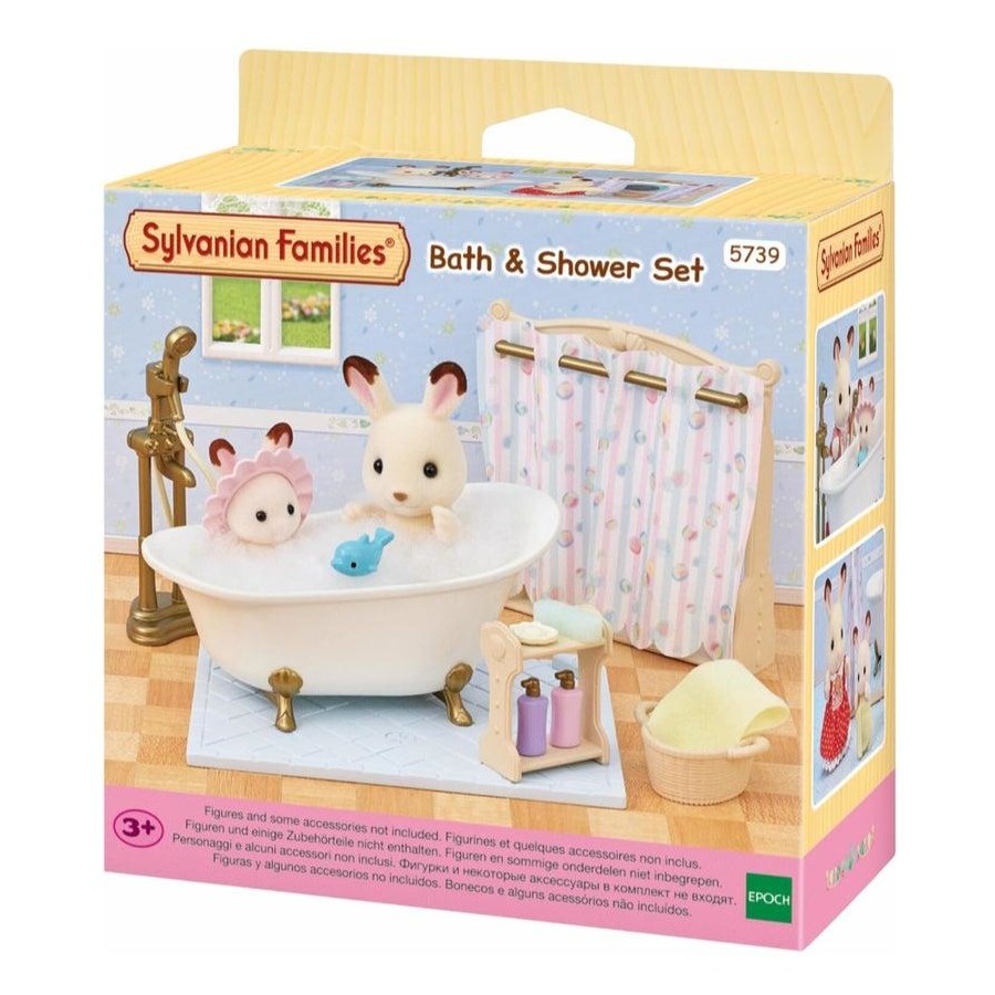 Sylvanian Families - Bath and Shower Set-Yarrawonga Fun and Games