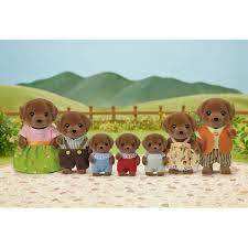 Sylvanian Families - Chocolate Labrador Family-Yarrawonga Fun and Games