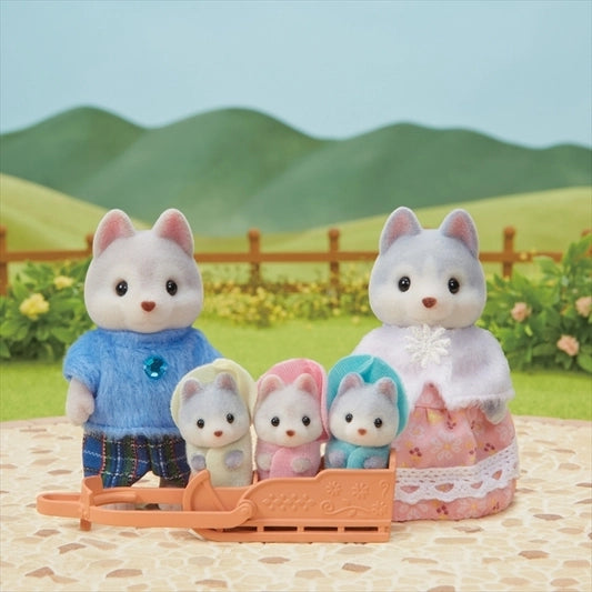 Sylvanian Families - Husky Family-Yarrawonga Fun and Games