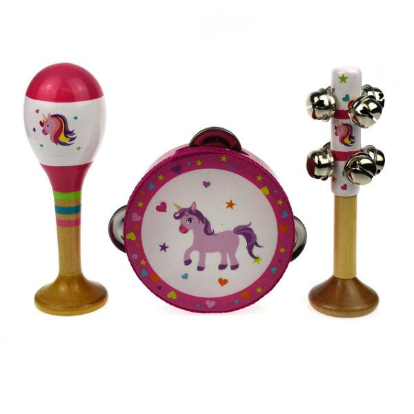 Unicorn 3 Piece Musical Set-Yarrawonga Fun and Games