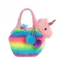 Unicorn in Fluffy rainbow Bag-Yarrawonga Fun and Games