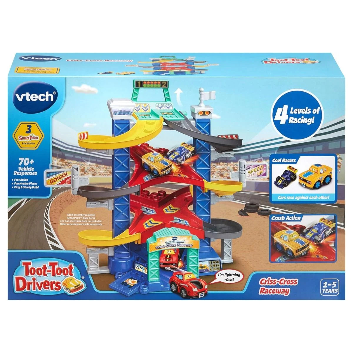Vtech - Toot Toot Criss-Cross Raceway-Yarrawonga Fun and Games
