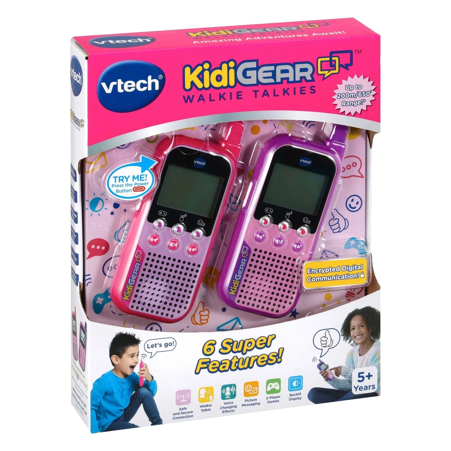 Vtech - Walkie Talkies - Pink-Yarrawonga Fun and Games