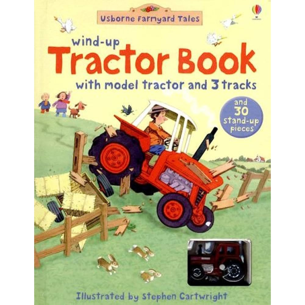 Wind Up Tractor Book-Yarrawonga Fun and Games