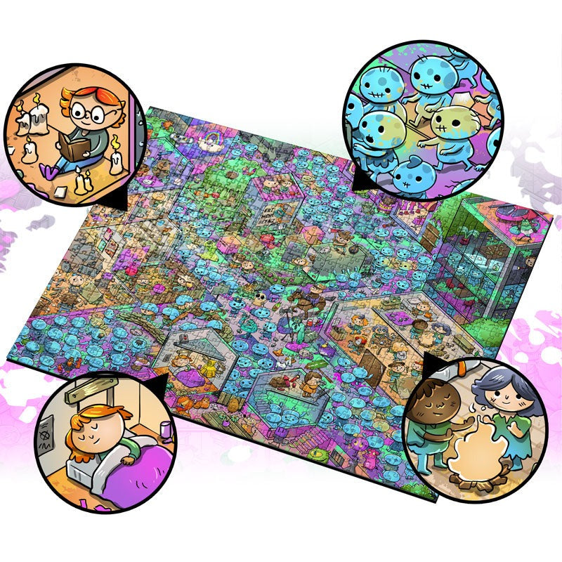 1000 Piece Jigsaw - Vizzles - Zombies-Yarrawonga Fun and Games