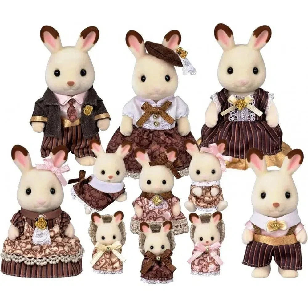 Sylvanian Families Chocolate Rabit Family Aniversary Set-Yarrawonga Fun and Games
