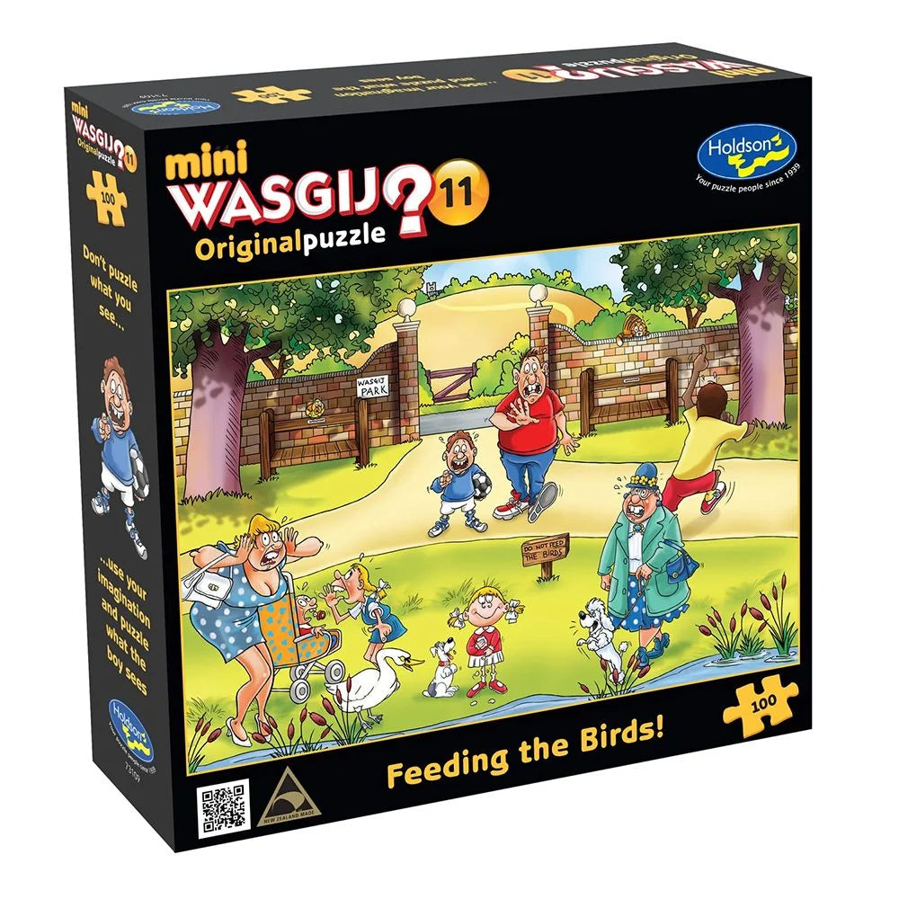 Mini 100 piece Jigsaw – Wasgij Original Puzzle #11-Yarrawonga Fun and Games