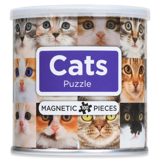 100 Piece Magnetic Puzzle - Cats-ion2]-Yarrawonga Fun and Games.
