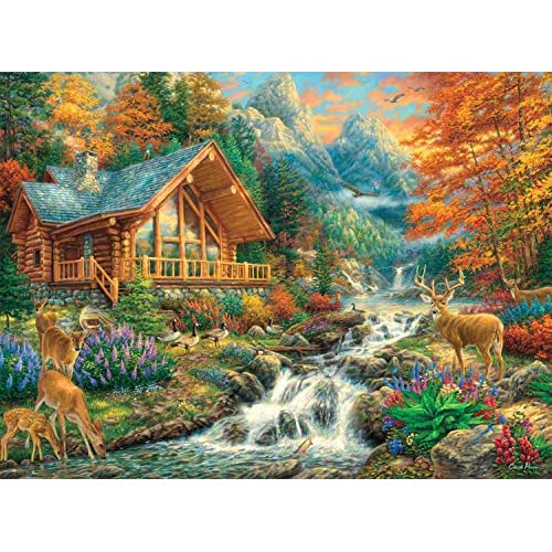 1000 Piece Jigsaw - Alpine Serenity-Yarrawonga Fun and Games