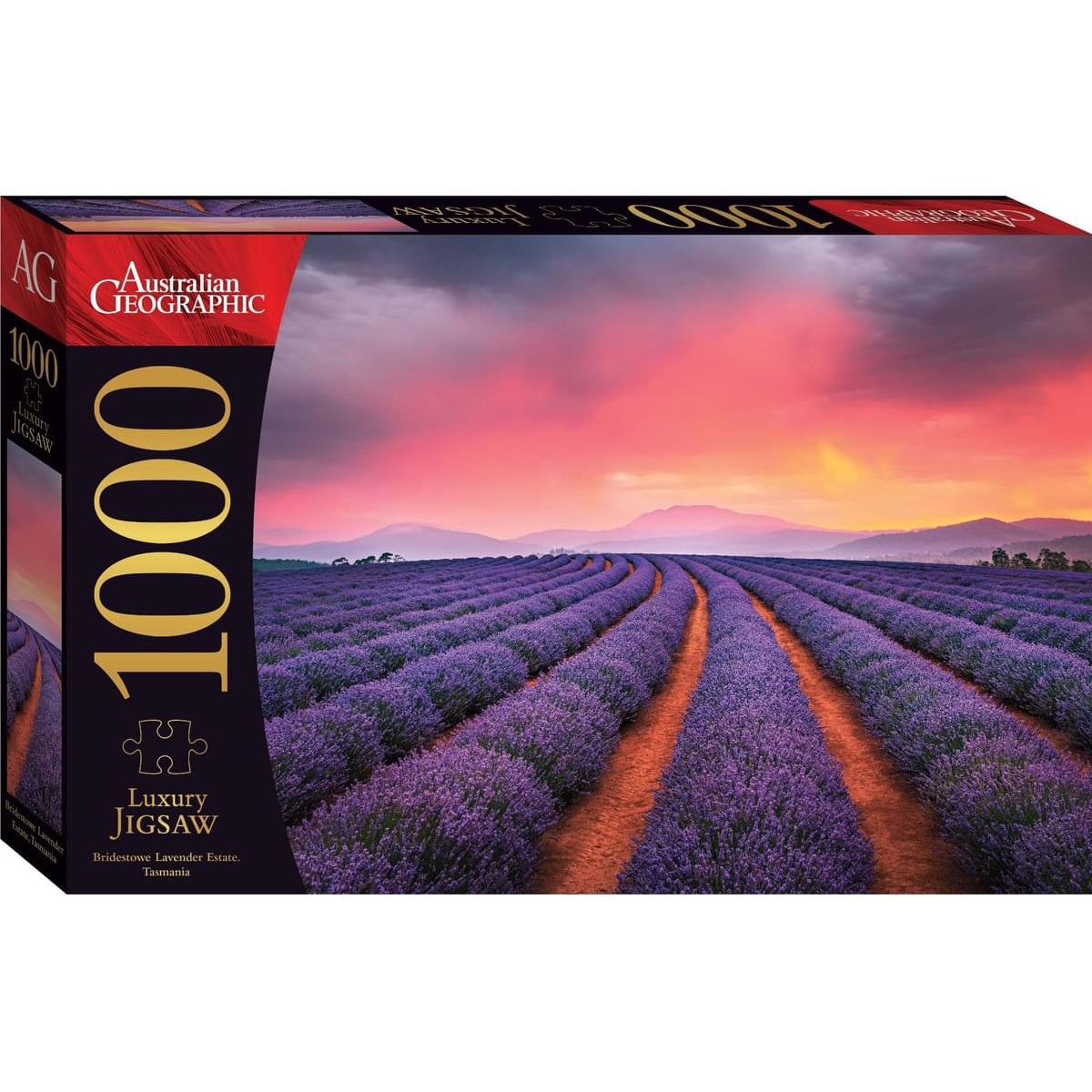 1000 Piece Jigsaw - Bridestow Lavender Estate, Tasmaina-Yarrawonga Fun and Games