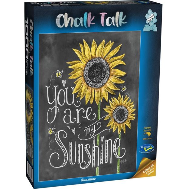 1000 Piece Jigsaw - Chalk Talk - Sunshine-Yarrawonga Fun and Games