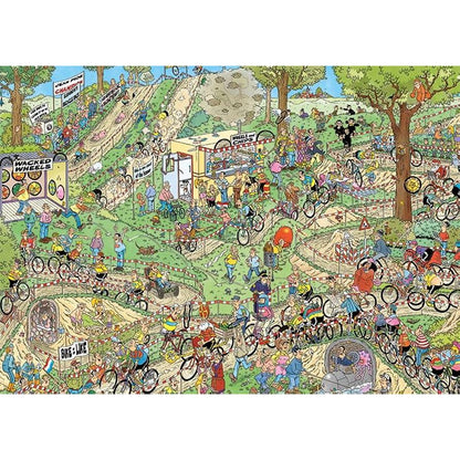 1000 Piece Jigsaw - Comic Puzzle - World Champion Cyclocross-Yarrawonga Fun and Games