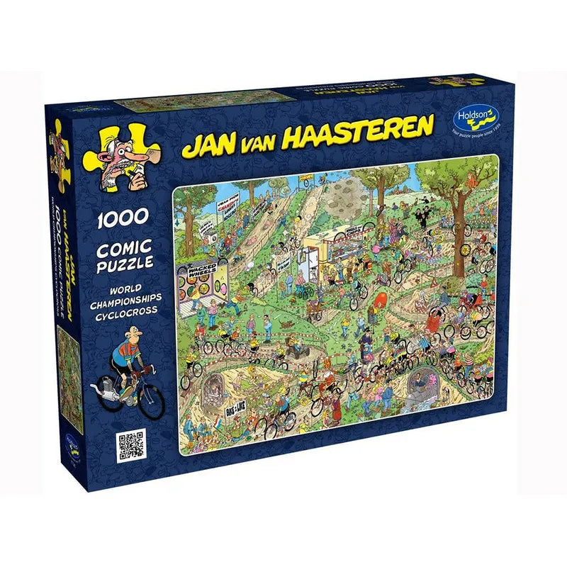 1000 Piece Jigsaw - Comic Puzzle - World Champion Cyclocross-Yarrawonga Fun and Games