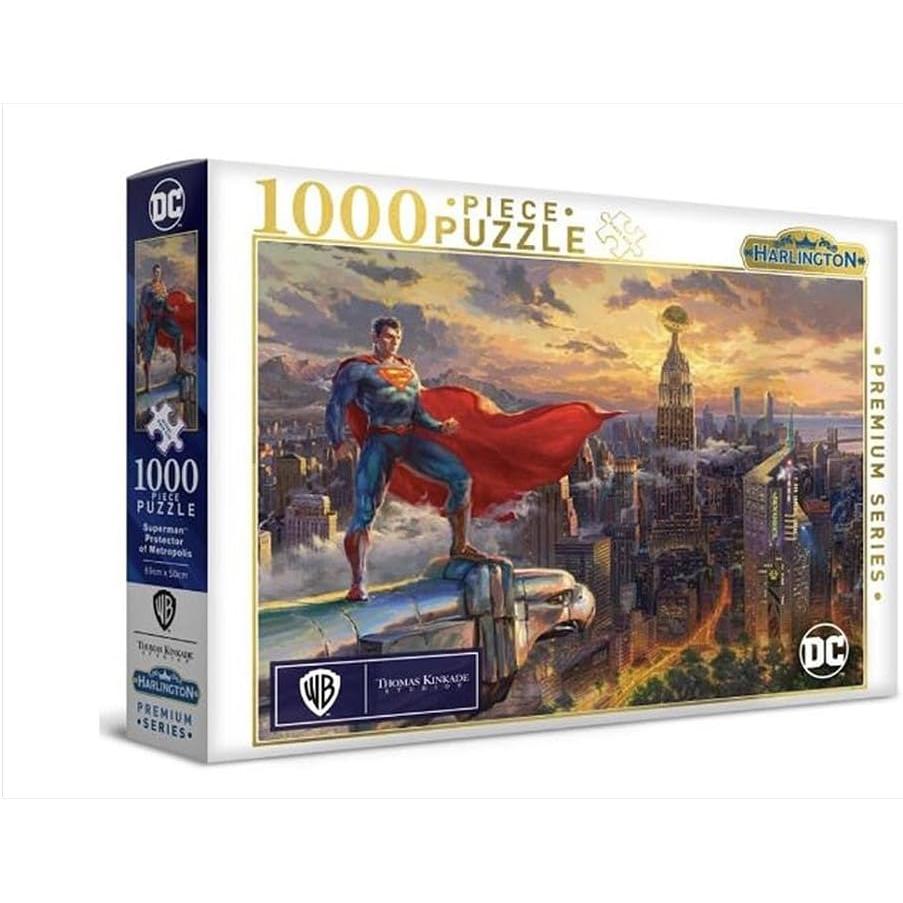 1000 Piece Jigsaw - DC - Superman Protector of Metrololis-Yarrawonga Fun and Games