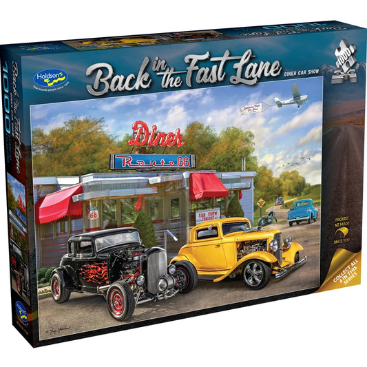 1000 Piece Jigsaw - Diner Car Show