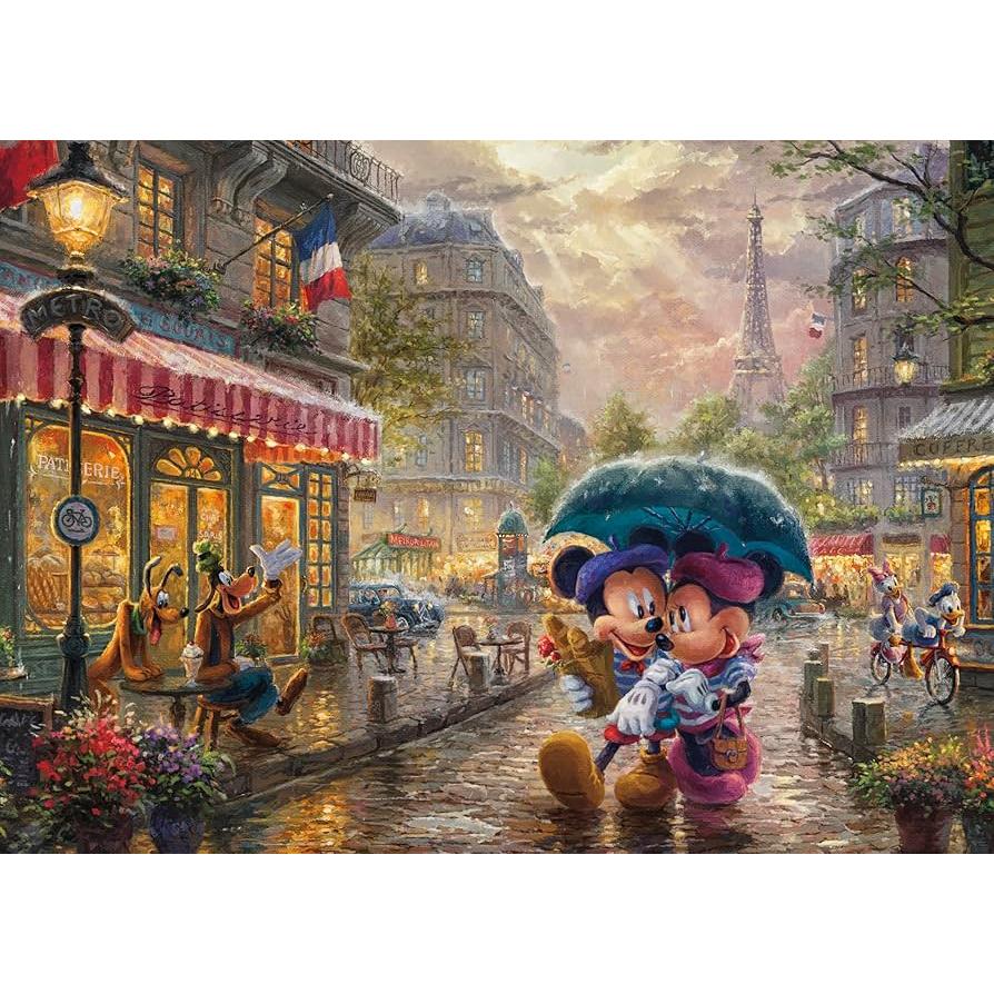 1000 Piece Jigsaw - Disney - Micky and Minnie in Paris-Yarrawonga Fun and Games