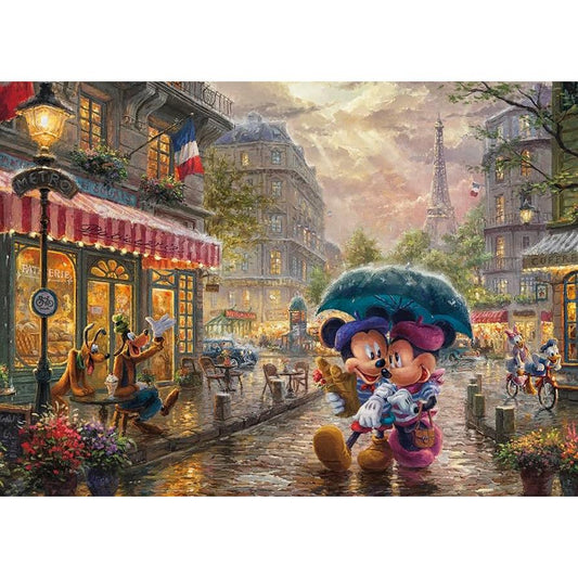 1000 Piece Jigsaw - Disney - Micky and Minnie in Paris-Yarrawonga Fun and Games