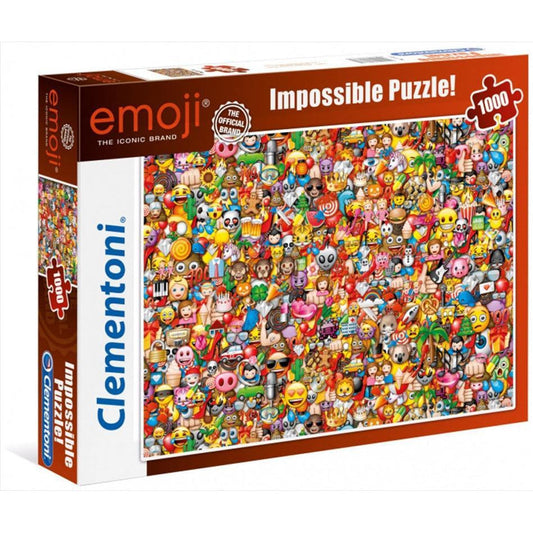 1000 Piece Jigsaw - Emoji Impossible Puzzle-Yarrawonga Fun and Games
