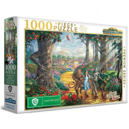 1000 Piece Jigsaw - Follow the Yellow Brick Road-Yarrawonga Fun and Games