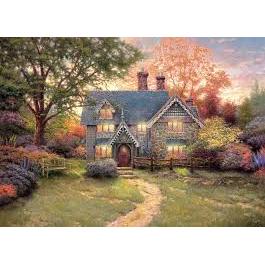 1000 Piece Jigsaw - Gingerbread Cottage-Yarrawonga Fun and Games