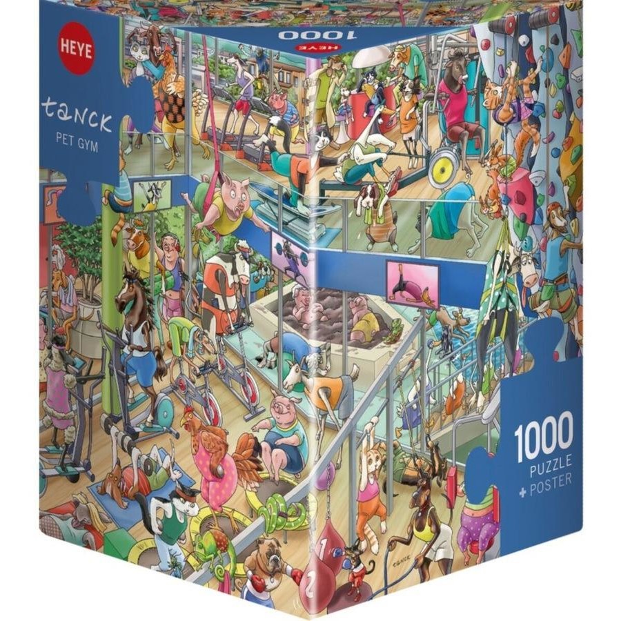 1000 Piece Jigsaw - Heye - Pet Gym-Yarrawonga Fun and Games