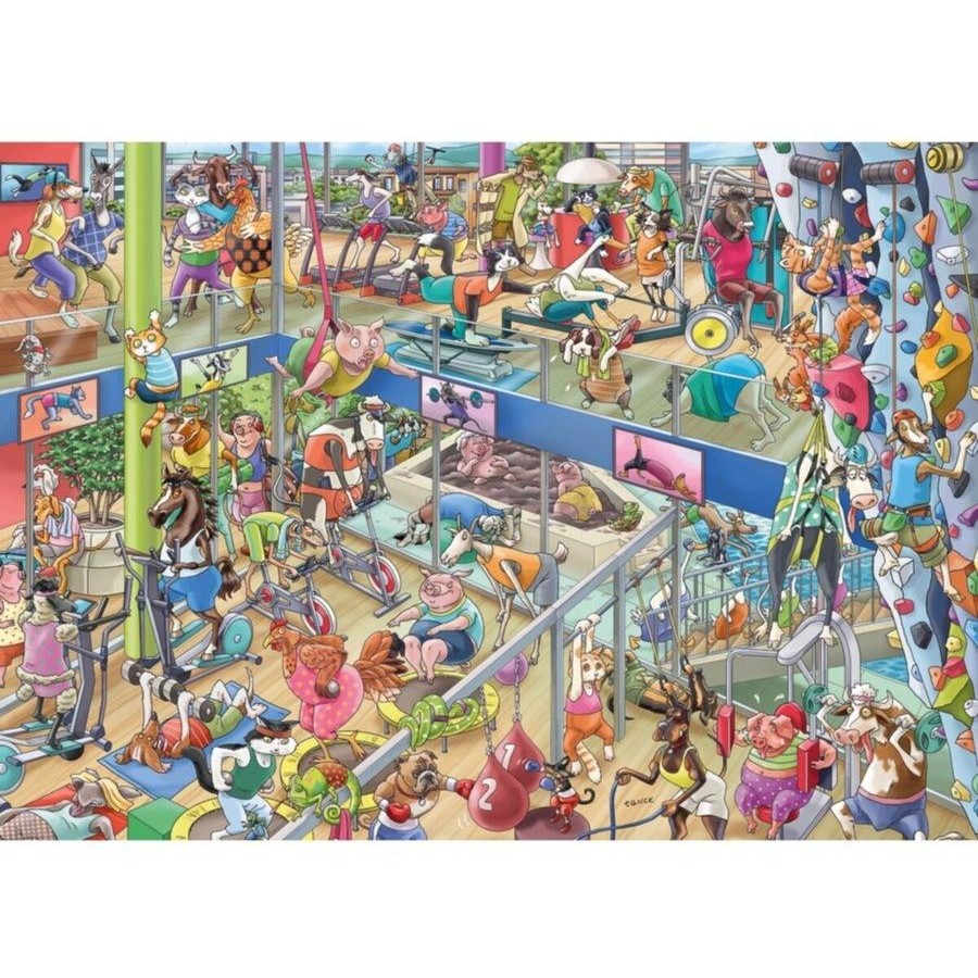 1000 Piece Jigsaw - Heye - Pet Gym-Yarrawonga Fun and Games