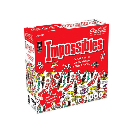1000 Piece Jigsaw - Impossibles Coca-Cola Pop Fiz-Yarrawonga Fun and Games.
