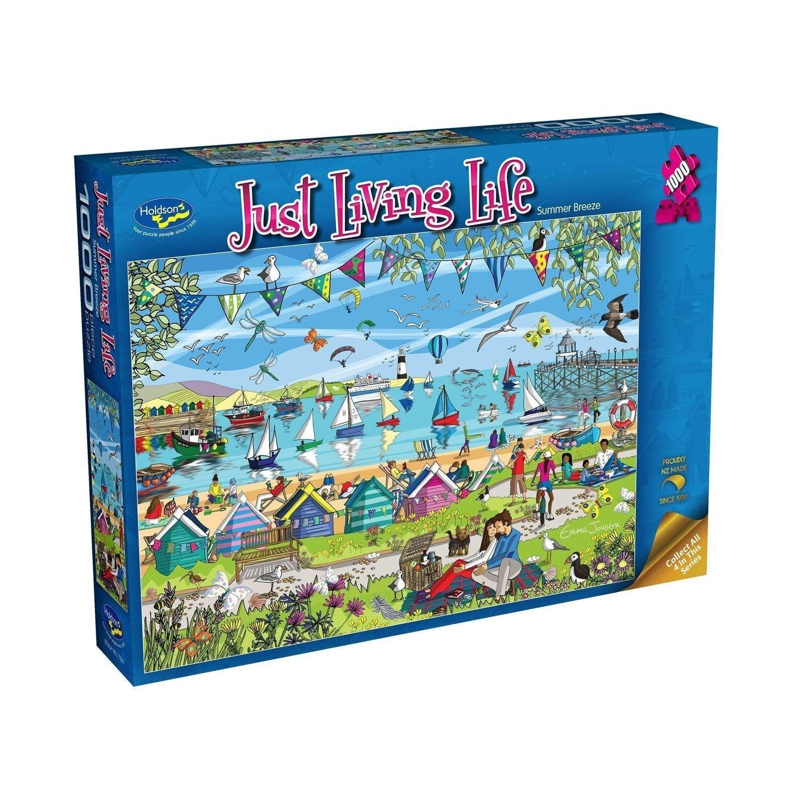 1000 Piece Jigsaw - Just Living Life - Summer Breeze-Yarrawonga Fun and Games