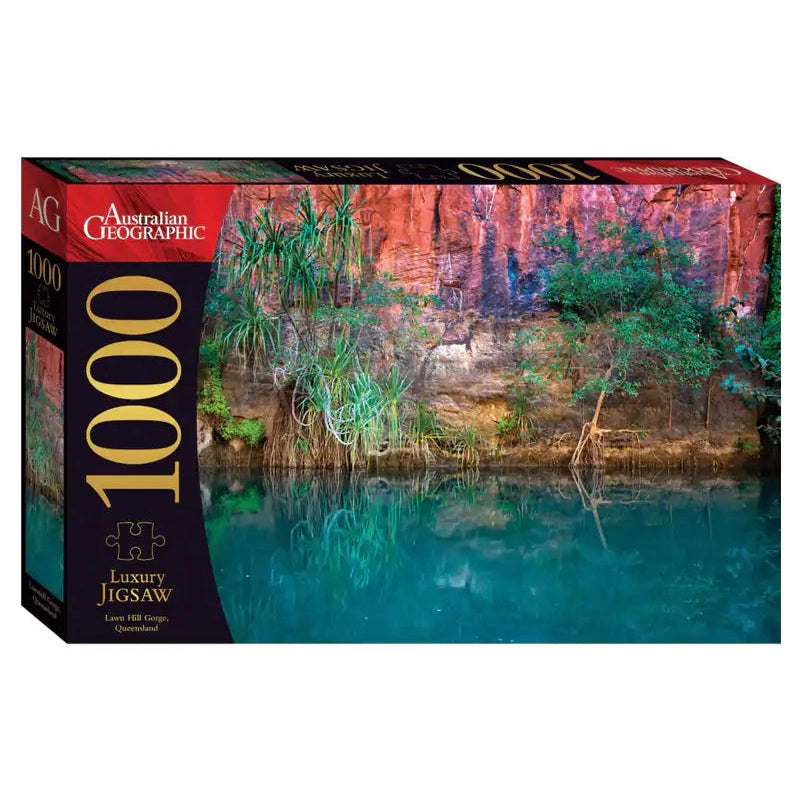 1000 Piece Jigsaw - Lawn Hill Gorge, Queensland-Yarrawonga Fun and Games