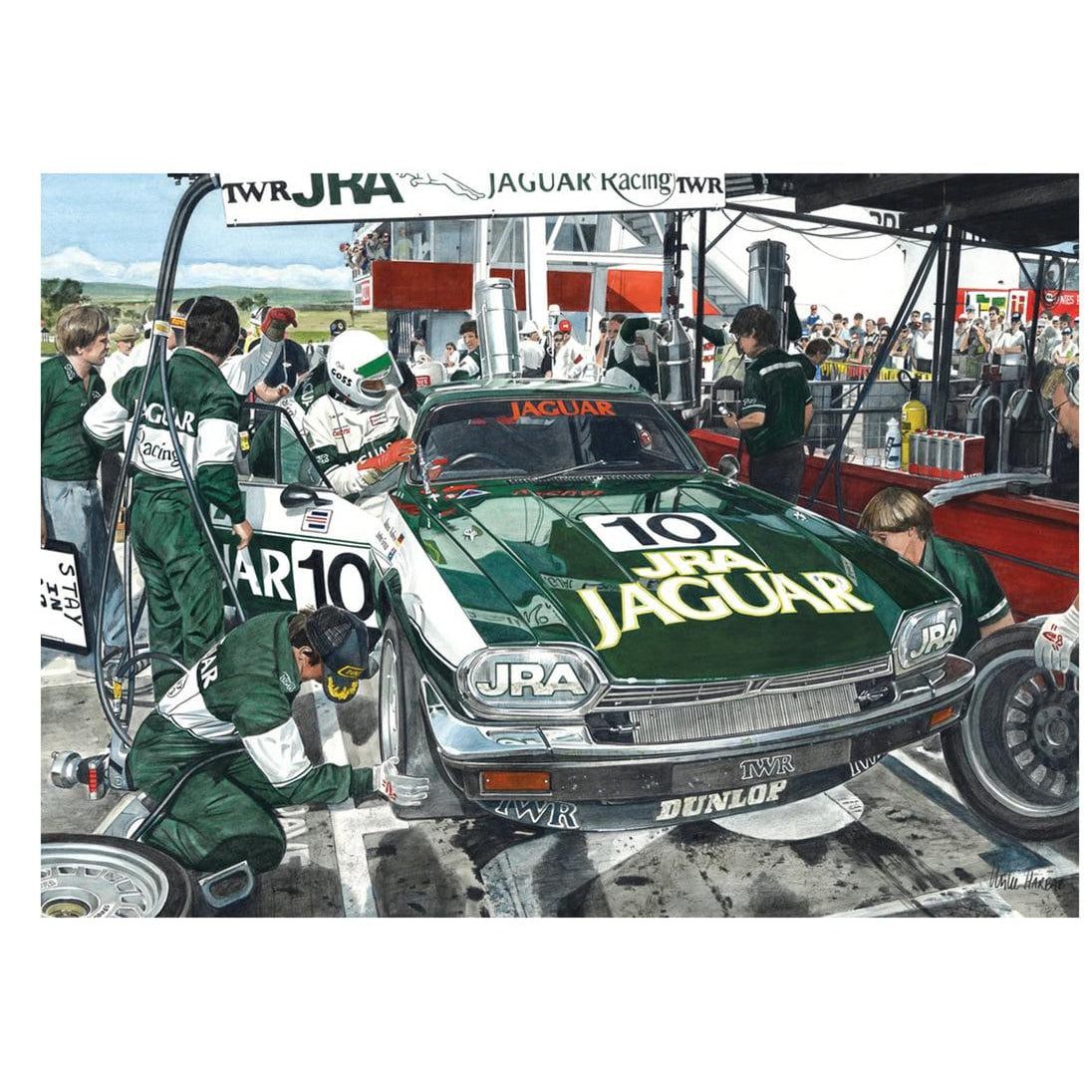 1000 Piece Jigsaw - Legends of the Track - 1985 Jaguar-Yarrawonga Fun and Games