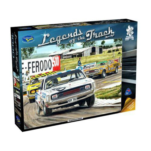 1000 Piece Jigsaw - Legends of the Track - Chargers-Yarrawonga Fun and Games