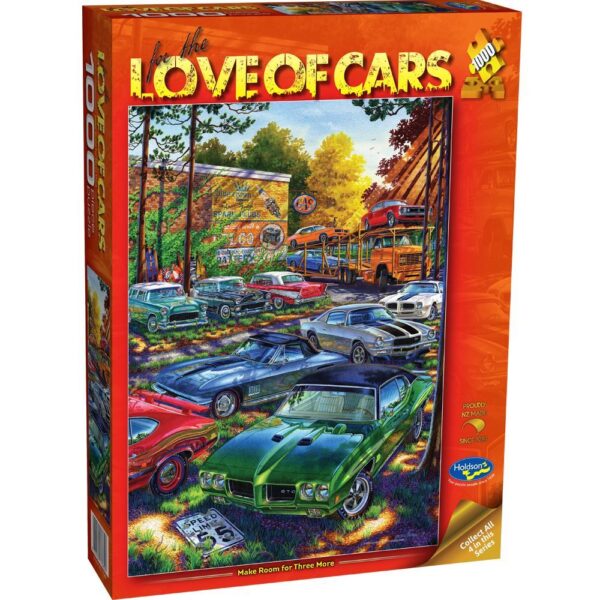 1000 Piece Jigsaw - Love of Cars - Make room for three more-Yarrawonga Fun and Games