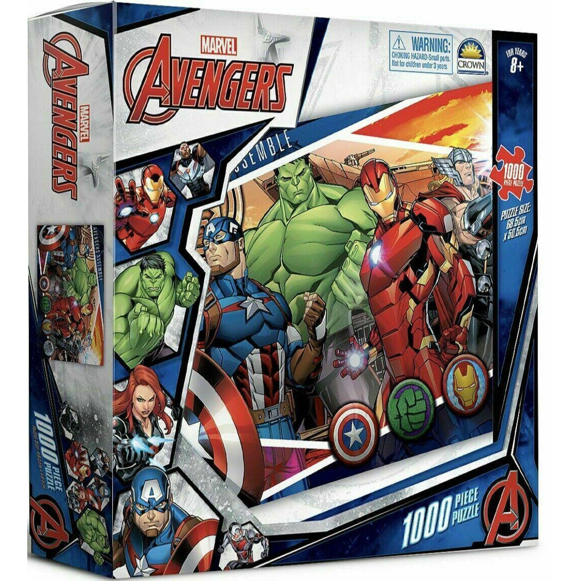 1000 Piece Jigsaw - Marvel Avengers Assemble-Yarrawonga Fun and Games