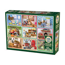 1000 Piece Jigsaw - Squirrel's at Home-Yarrawonga Fun and Games
