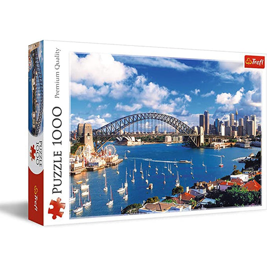1000 Piece Jigsaw - Sydney Harbour-Yarrawonga Fun and Games