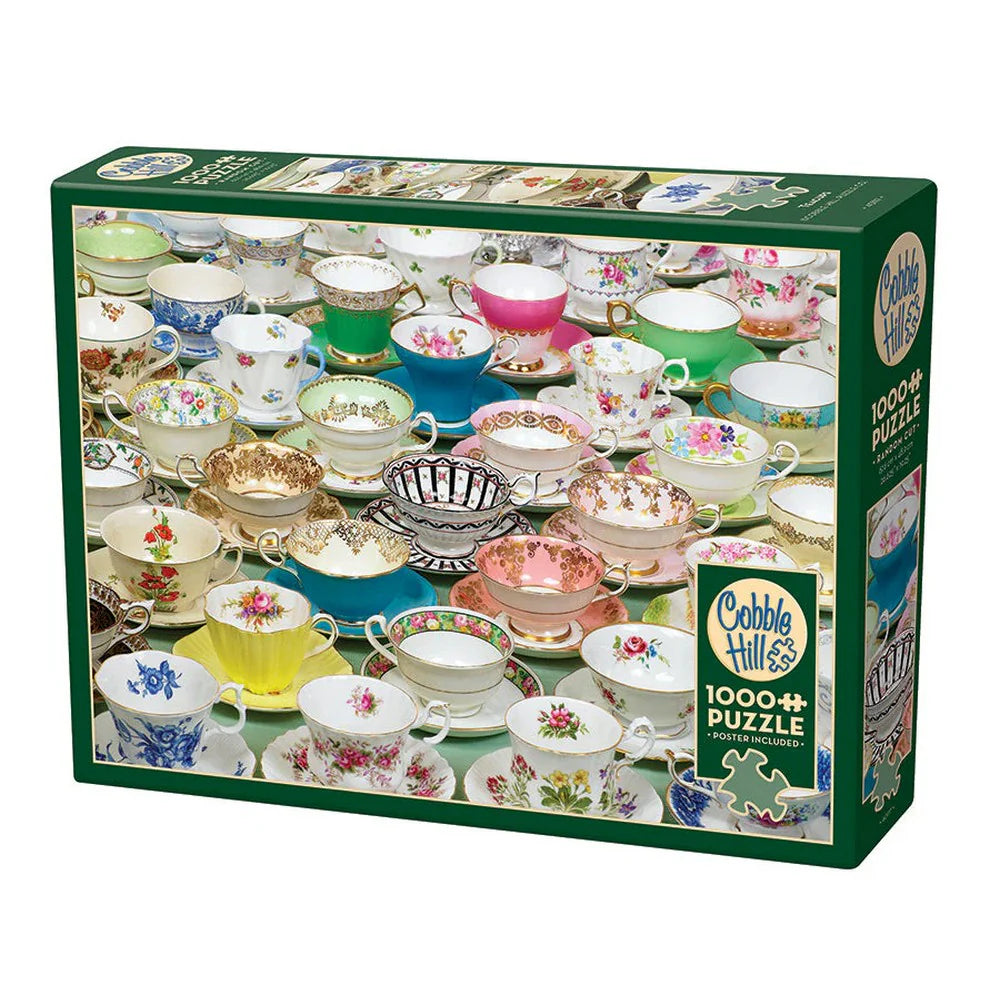 1000 Piece Jigsaw - Tea Cups