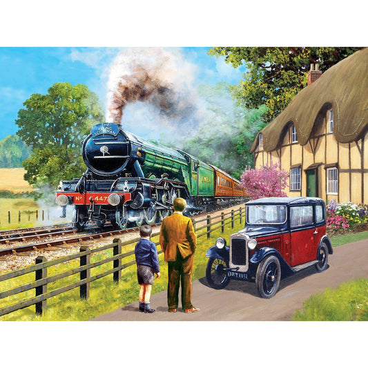 1000 Piece Jigsaw - The Flying Scotsman-Yarrawonga Fun and Games