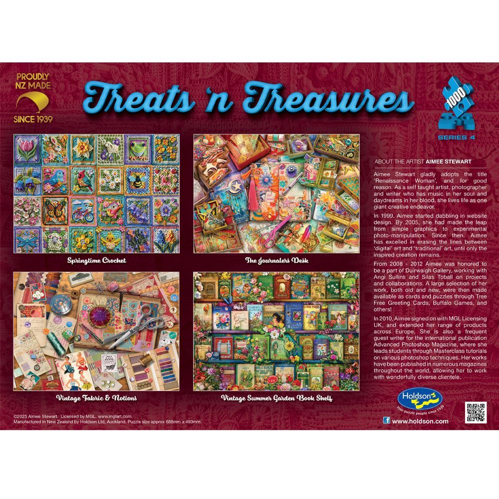 1000 Piece Jigsaw - The Journalers Desk