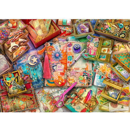 1000 Piece Jigsaw - The Journalers Desk