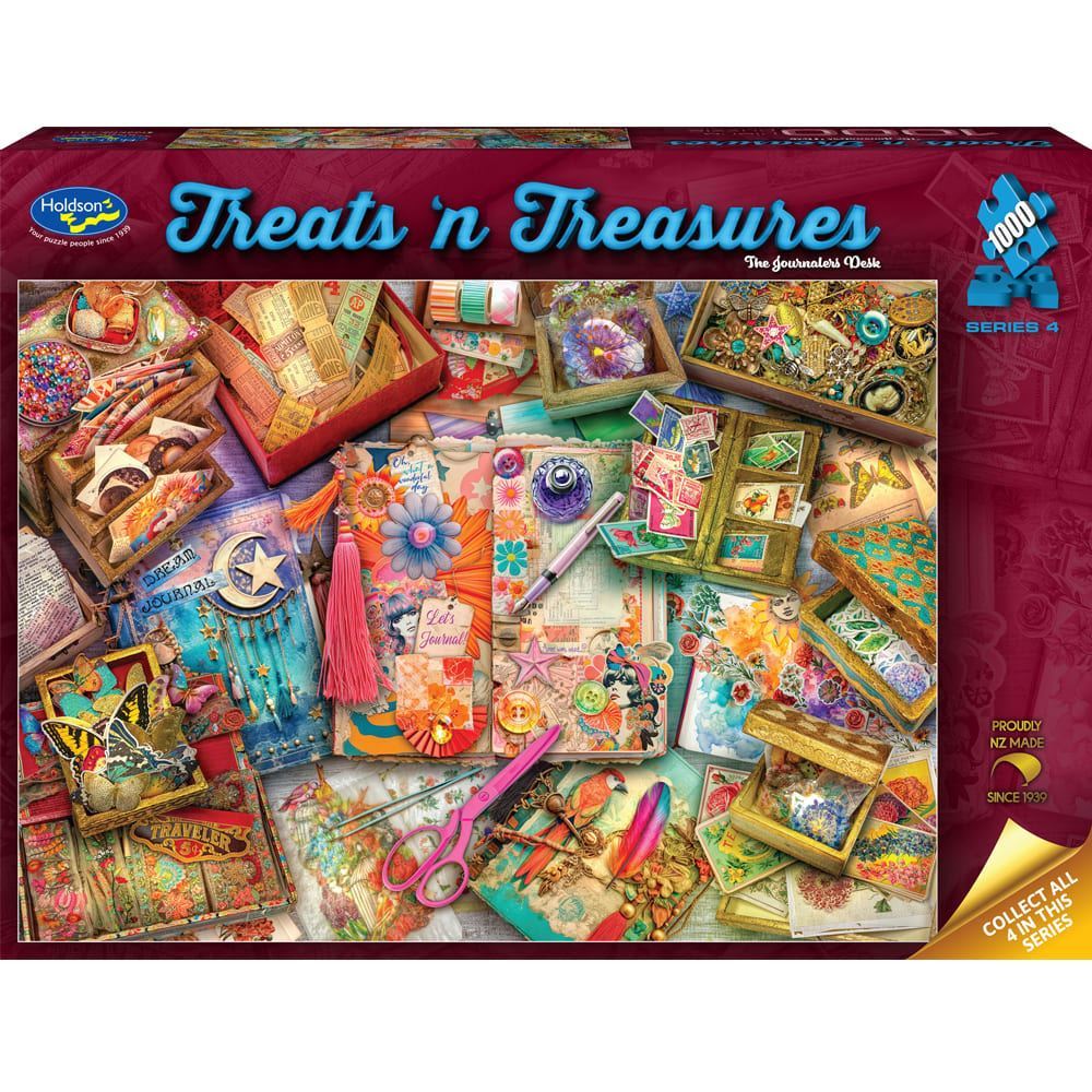 1000 Piece Jigsaw - The Journalers Desk