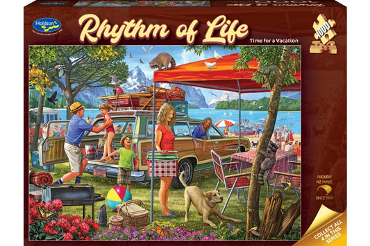 1000 Piece Jigsaw - Time for Vacation-Yarrawonga Fun and Games