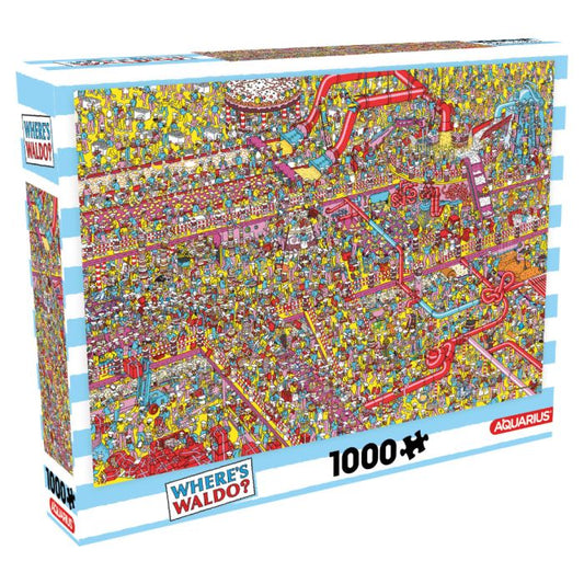 1000 Piece Jigsaw - Where's Waldo? - Cake Factory-Yarrawonga Fun and Games