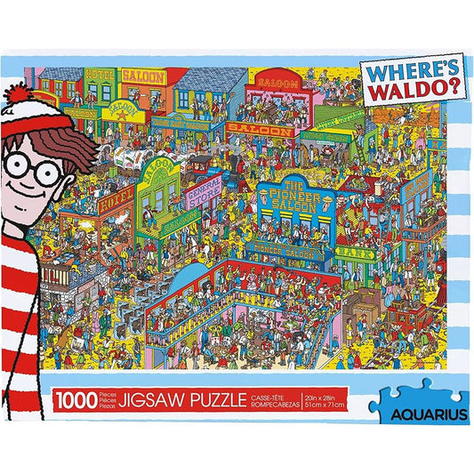 1000 Piece Jigsaw - Where's Waldo? - Wild Wild West-Yarrawonga Fun and Games