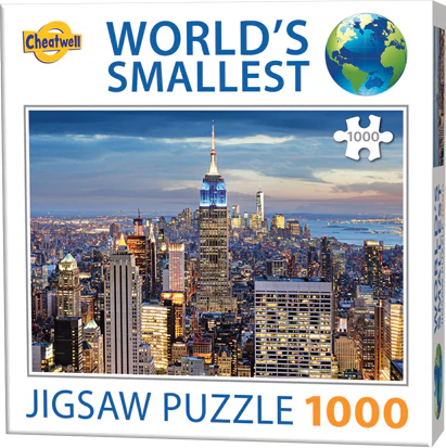 1000 Piece Jigsaw - Worlds Smallest - New York-Yarrawonga Fun and Games